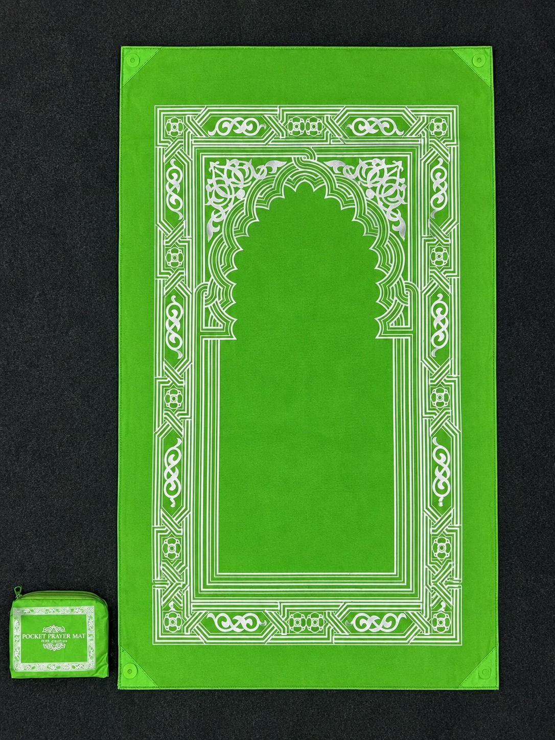 Portable Pocket Prayer Mat - 50 Pack – Lightweight Foldable Travel Salah Rug with Carry Pouch - Water-Resistant - Wholesale Only
