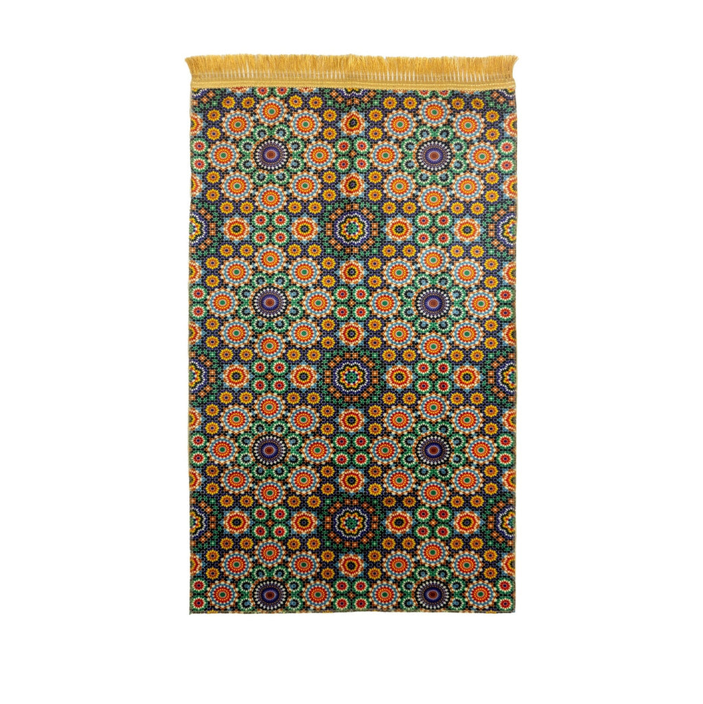 Minwal Travel Prayer Mat Islamic Art with Bag -  100 Pack (Wholesale Only)