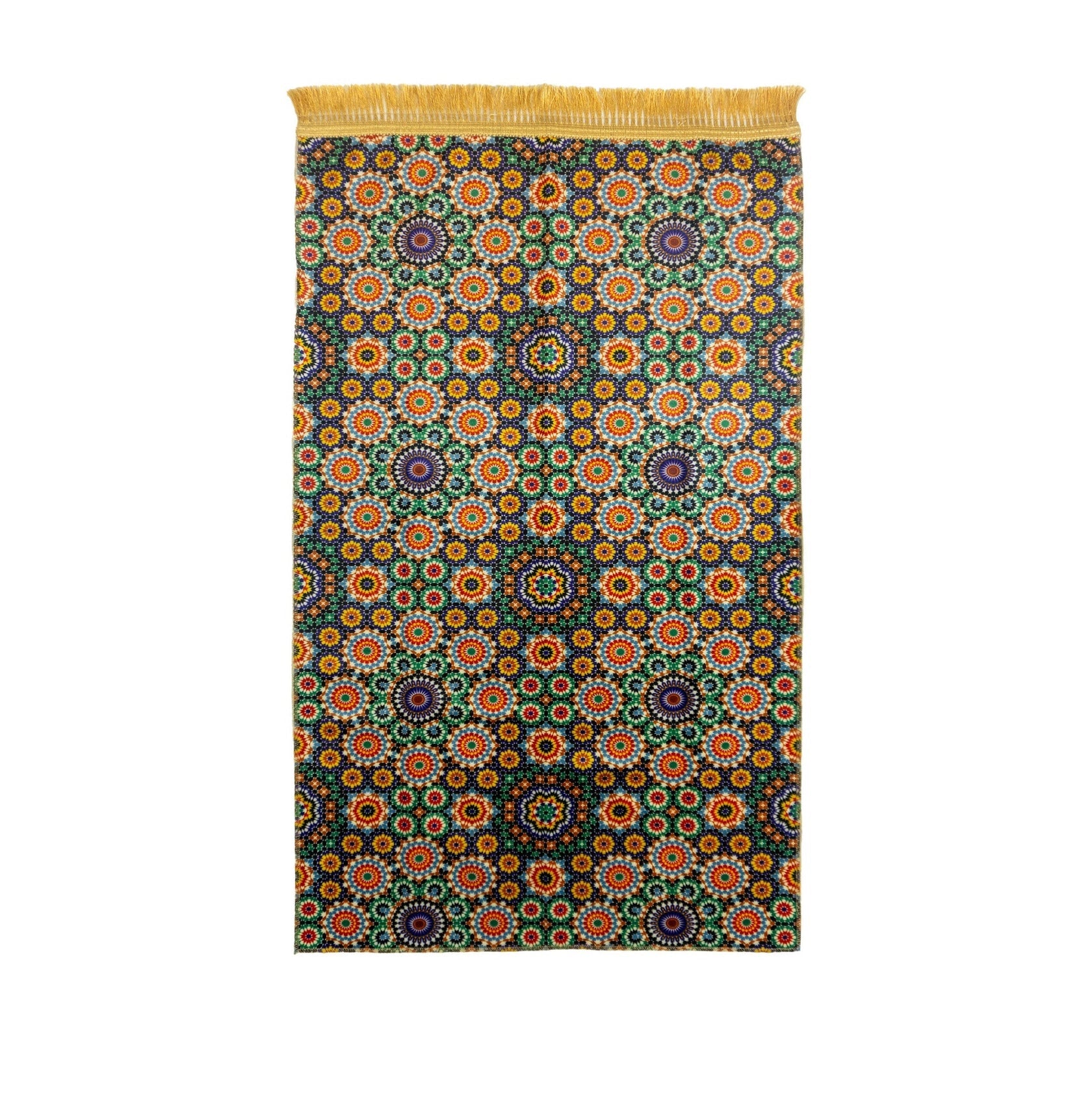Minwal Travel Prayer Mat Islamic Art with Bag -  100 Pack (Wholesale Only)