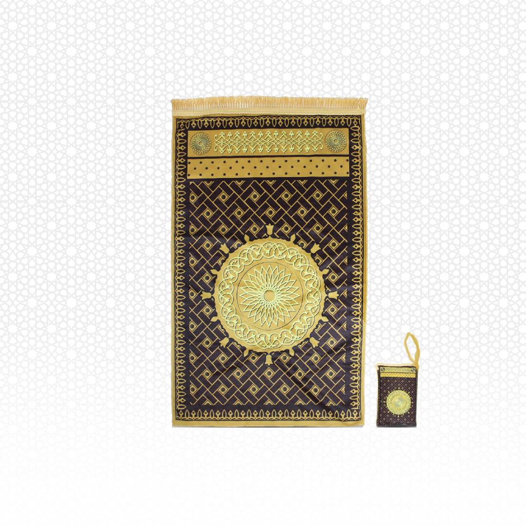 Nusuki Travel Prayer Mat Madina Gate with Bag - 100 Pack (Wholesale Only)