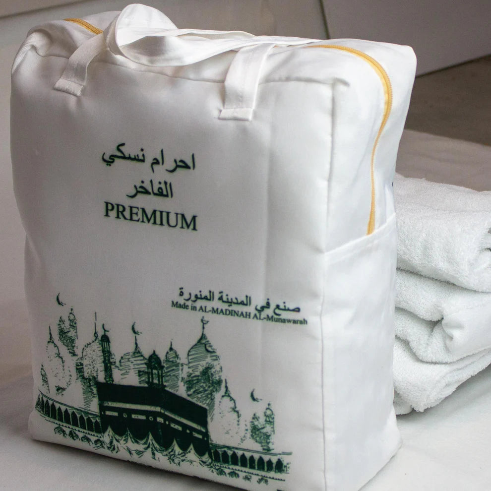 Nusuki Premium Ihram 1400g – 8 Pack (Wholesale only)