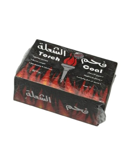 Torch Coal Charcoal Tablets – 24 Pack Case (15 Bars), Long Lasting, Smokeless Coal (Wholesale Only)