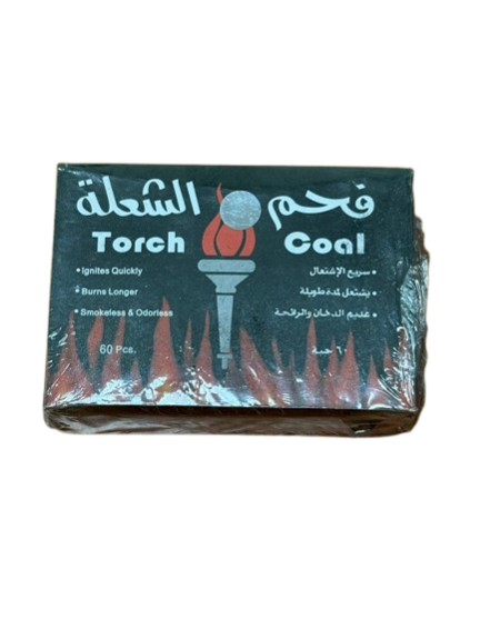 Torch Coal Charcoal Tablets – 24 Pack Case (15 Bars), Long Lasting, Smokeless Coal (Wholesale Only)