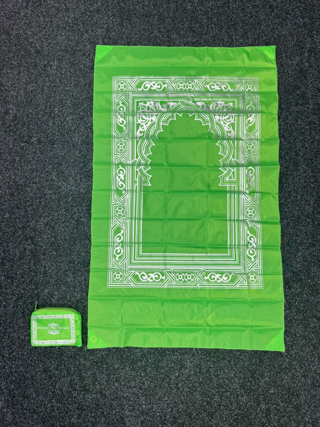 Portable Pocket Prayer Mat - 50 Pack – Lightweight Foldable Travel Salah Rug with Carry Pouch - Water-Resistant - Wholesale Only